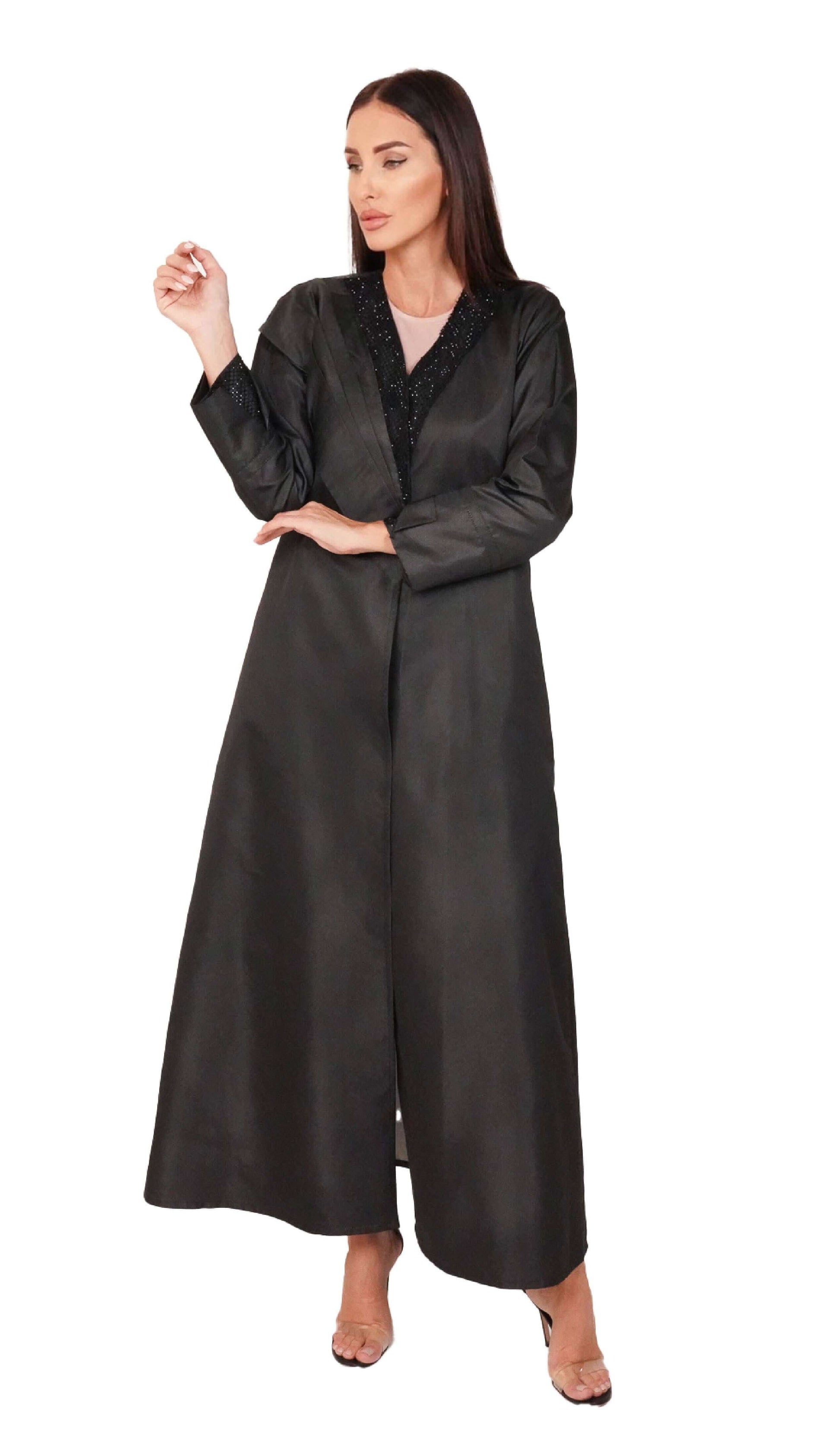 Black Redesign Abayas - back side