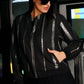 Versatile Reversible Jacket - Linen, Cotton & Black Pants