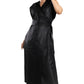 Crisp Silk Dress - Back View